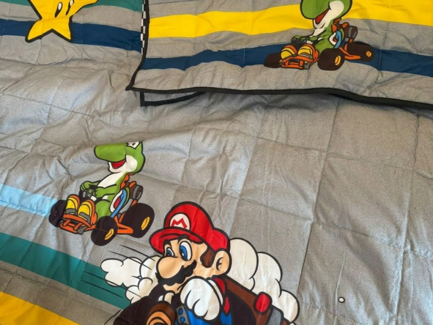 Reversible Kids Bed Cover