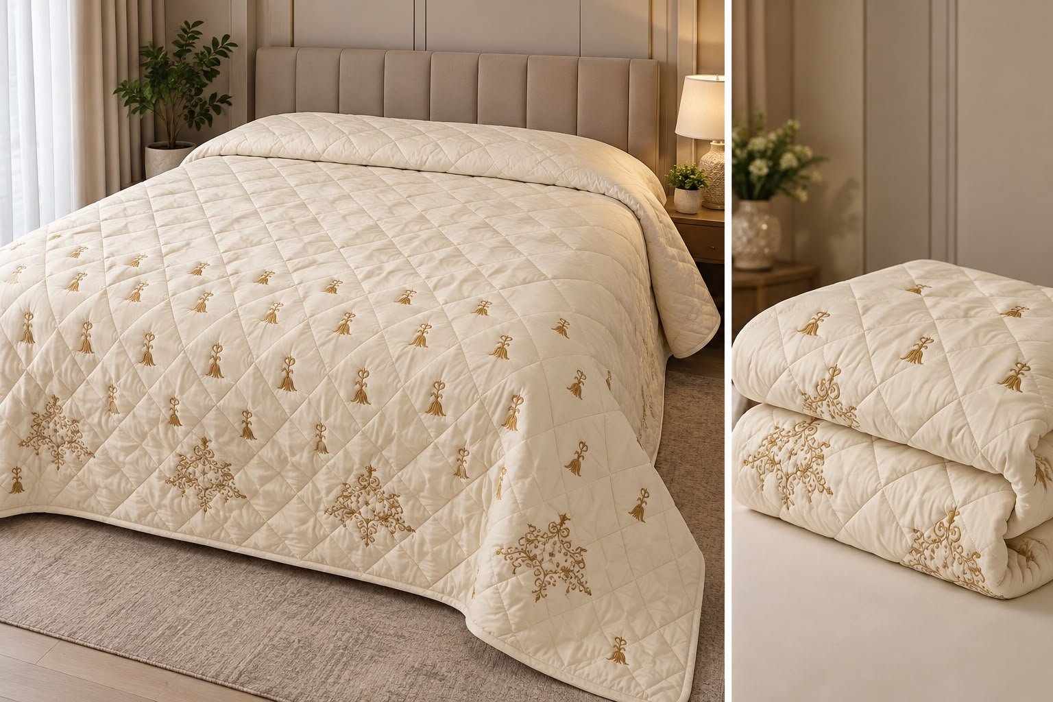 Off White Comforter - Image 2